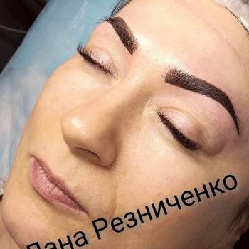 татуаж бровей