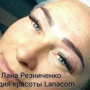 микроблейдинг смешанная техника