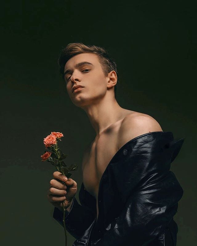 Фотосесія у студії чоловіча для хлопця, фото - Візажист Саша Кельт