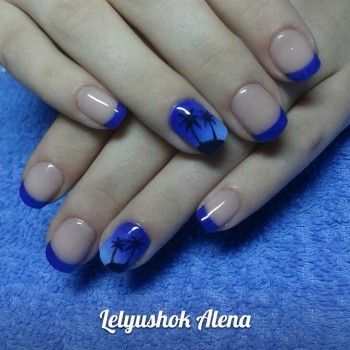 Французский/лунный маникюр
                    Майстер манікюру Алёна Лелюшок Одеса