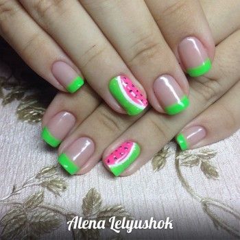Французский/лунный маникюр
                    Майстер манікюру Алёна Лелюшок Одеса