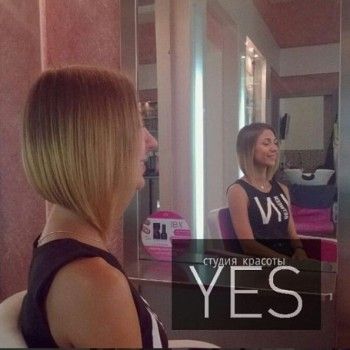 Женская стрижка оформление бровей наращивание ресниц, фото -  Yes