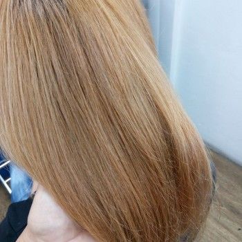 Укладка волосся фарбування пряме, фото -  Шпилька