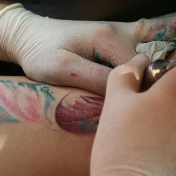 Татуировка тела цветная
                    Тату салон Anthrax Киев