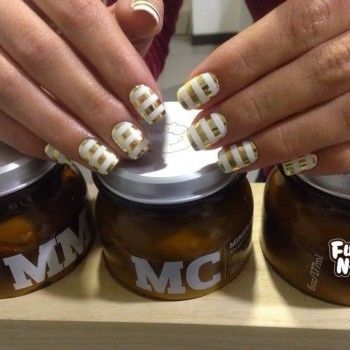 Манікюр оформлення брів нарощеннявій, фото -  Funky Nails