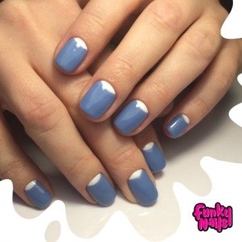 Манікюр оформлення брів нарощеннявій, фото -  Funky Nails