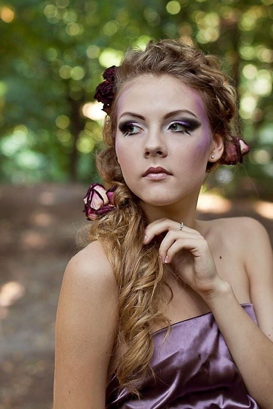 Фотосесія на природі у сукні художня, фото -  Алхімія На Андріївському Узвозі