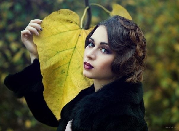 Осіння фотосесія на природі в стилі ретро, фото -  Алхімія На Андріївському Узвозі