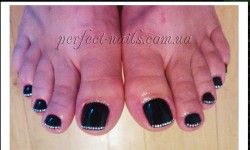 Покрытие ногтей гель-лаком (ноги) Дизайн-студия Perfect Nails Київ