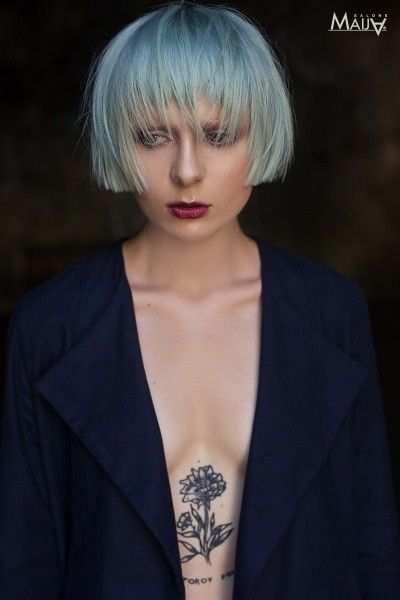 Коротка жіноча стрижка боб, фото - Студія краси Maija