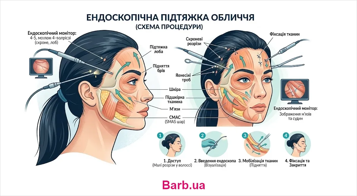 Ендоскопічна підтяжка обличчя