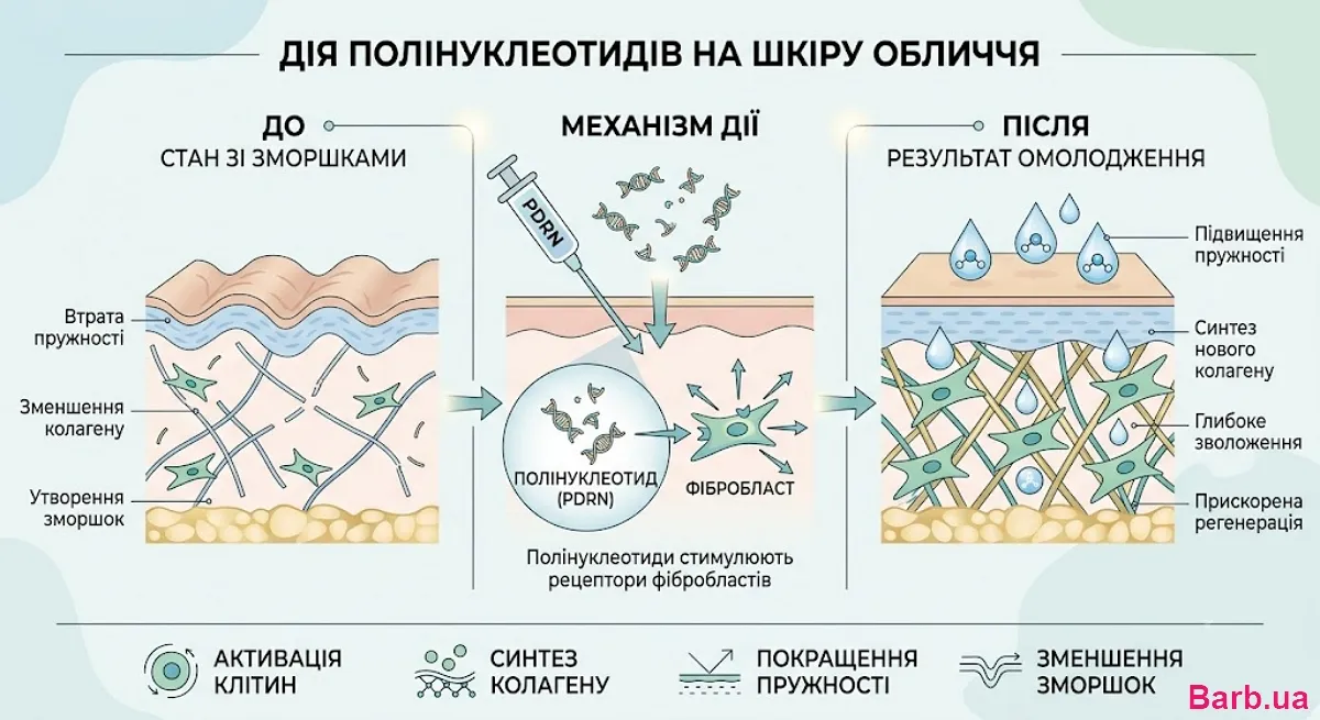 Принцип дії полінуклеотидів
