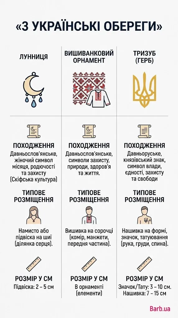 Три українські тату обереги та їх значення